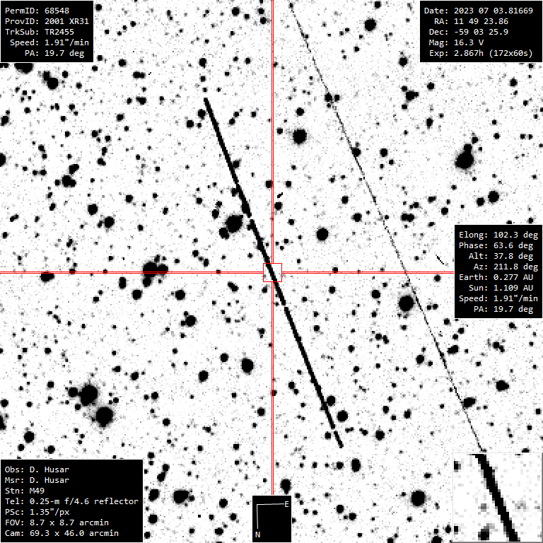 Spur Asteroid #68548 