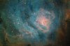 M 8 Hubble Palette